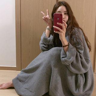 Oversize Midi Sweater Dress