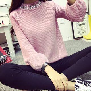 Cartoon Knit Pullover