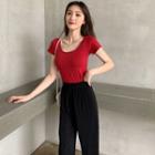 Short-sleeve T-shirt / Sweatpants