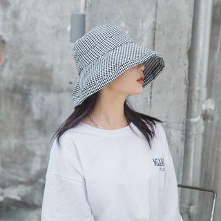 Houndstooth Bucket Hat Houndstooth - One Size