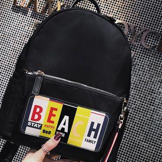 Nylon Letter Backpack