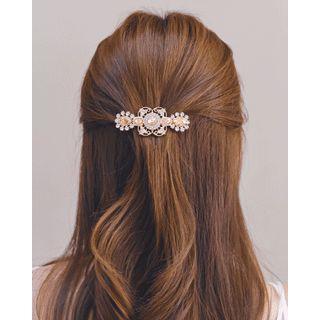Rhinestone Antique Hair Barrette