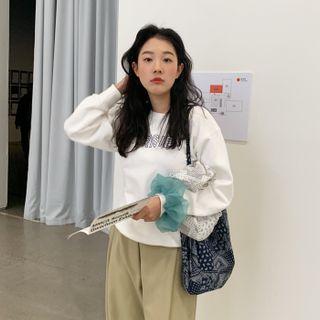 Parisien Letter Sweatshirt