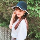 Contrast-trim Hat