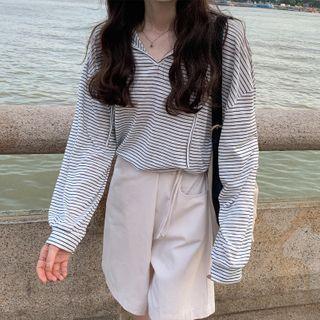 Striped Hoodie Stripes Hoodie - One Size