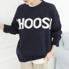 Choose Printed Loose-fit Sweater