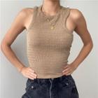 Crinkle Tank Top