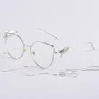 Chain Detail Cat Eye Glasses