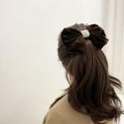 Velvet Large Bow Hair Clip