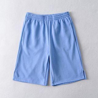 Slit Straight Leg Shorts