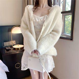 Flurry Loose-fit Cardigan Cardigan - Almond - One Size