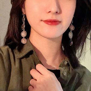 Coins Drop Earring