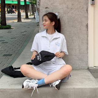 Plus Size Top & Shorts Sweatsuit Set