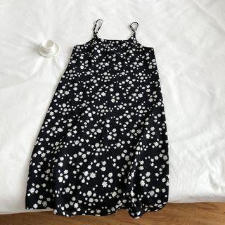 Floral Strappy A-line Dress / Camisole Top