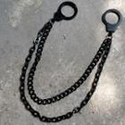 Handcuff Alloy Pants Chain Black - One Size
