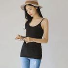 Ribbed Slim-fit Camisole Top