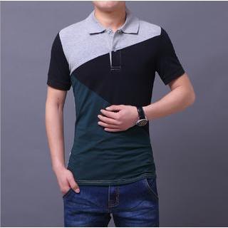 Colour Block Polo Shirt