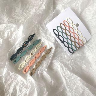 Set Of 5: Hair Clip Set Of 5 - Multicolour - One Size