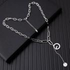 Chain Strap Necklace Silver - One Size