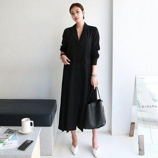 Tall Size Pleated Coatdress