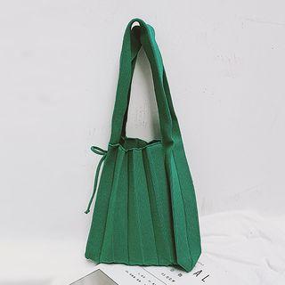 Pleated Tote Bag As Shown In Figure - One Size