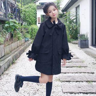 Plain Bow Coat