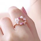 Floral Ring 1 Pc - Ring - One Size