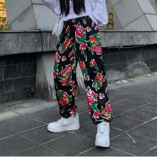 Floral Baggy Pants