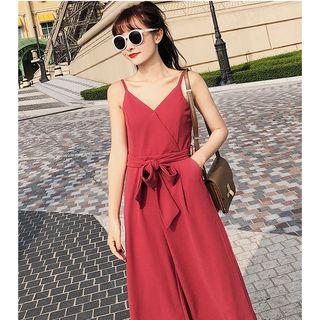 Spaghetti Strap Cropped Jumpsuit