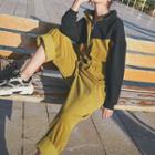 Paneled Buckled Jumpsuit