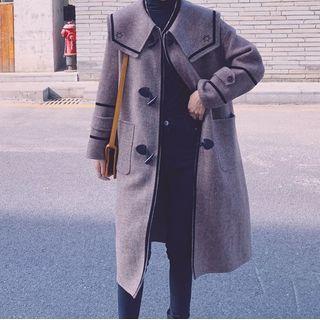 Toggle Oversize Wool Coat