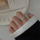 Lettering Ring J047 - Silver - One Size