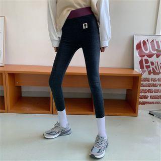 Applique Cropped Leggings