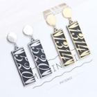 Numbering Drop Earring ...moschino