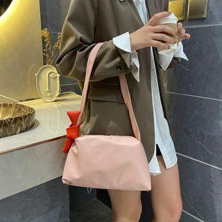 Bow Accent Hobo Bag