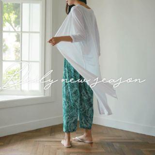 Slit-side Long Robe Cardigan