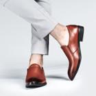 Pointy Toe Genuine-leather Loafers
