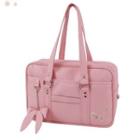 Flower Embroidered Carryall Bag