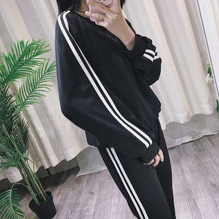 Set: Striped Pullover + Pants