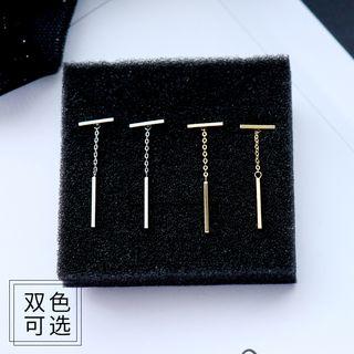 Metallic Drop Earring