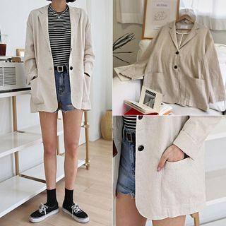 Single-breast Loose-fit Blazer