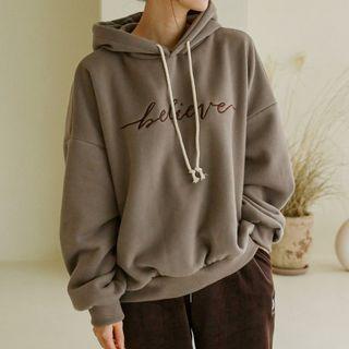Believe Embroidered Hoodie