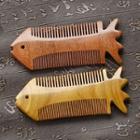 Fish Wooden Hair Comb