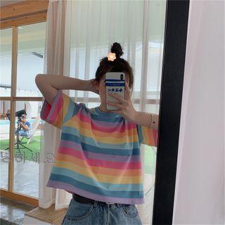 Short-sleeve Striped T-shirt / Undershorts