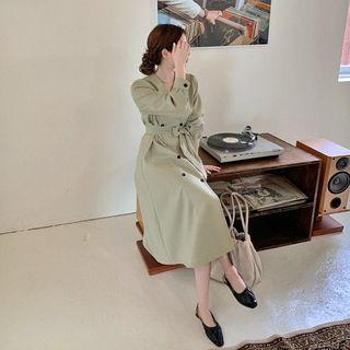 [lovb] Double-breasted Long Dress