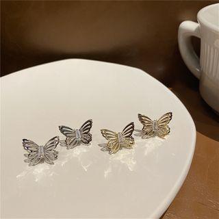 Butterfly Rhinestone Alloy Earring