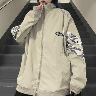 Paisley Panel Zip Jacket