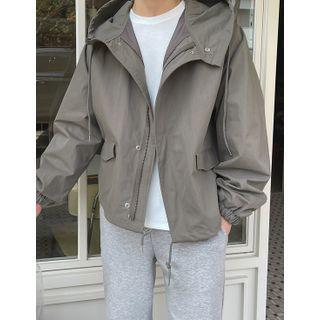 Hooded Flap Safari Jacket