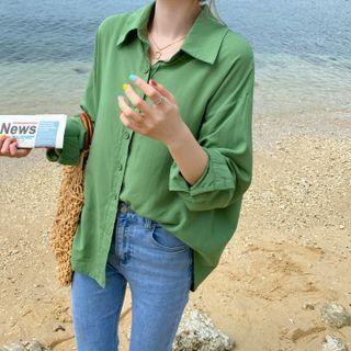 Loose-fit Light Shirt In 8 Colors