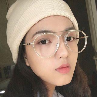 Aviator Transparent Eyeglasses Transparent - One Size